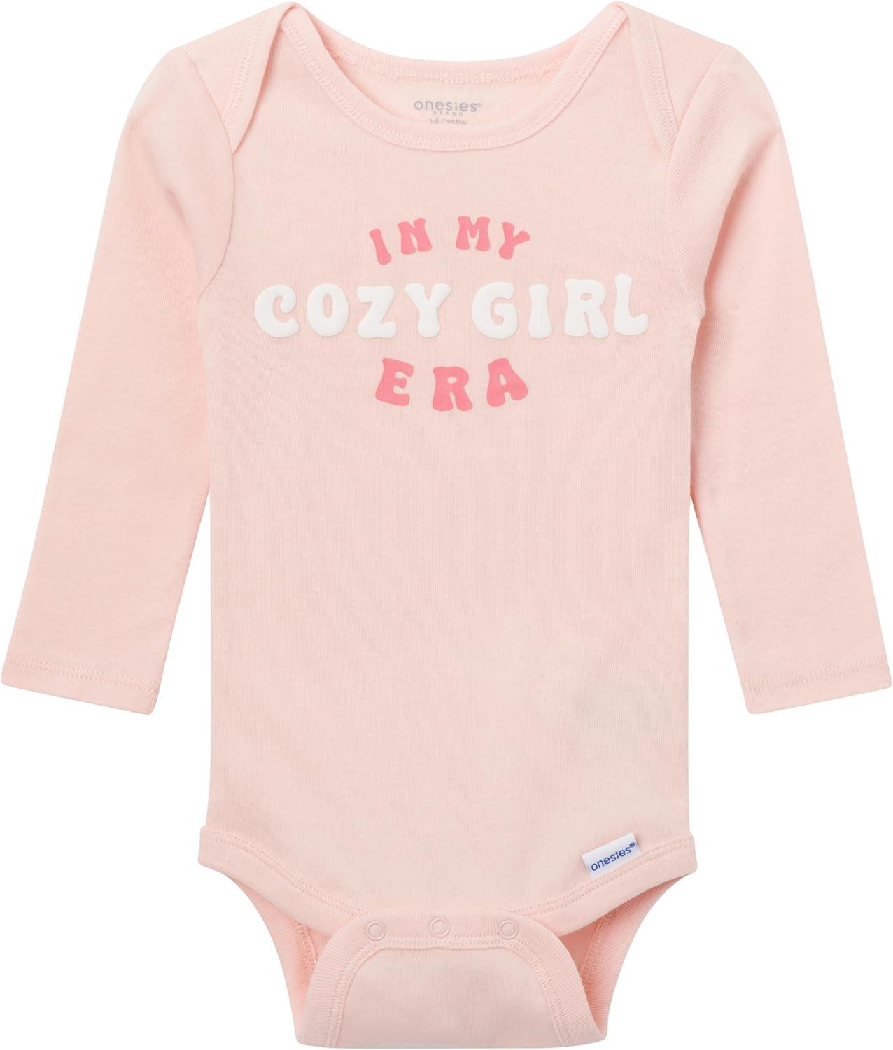 imageOnesies Brand Unisex Baby 4Piece Bodysuits and PantsCozy Girl