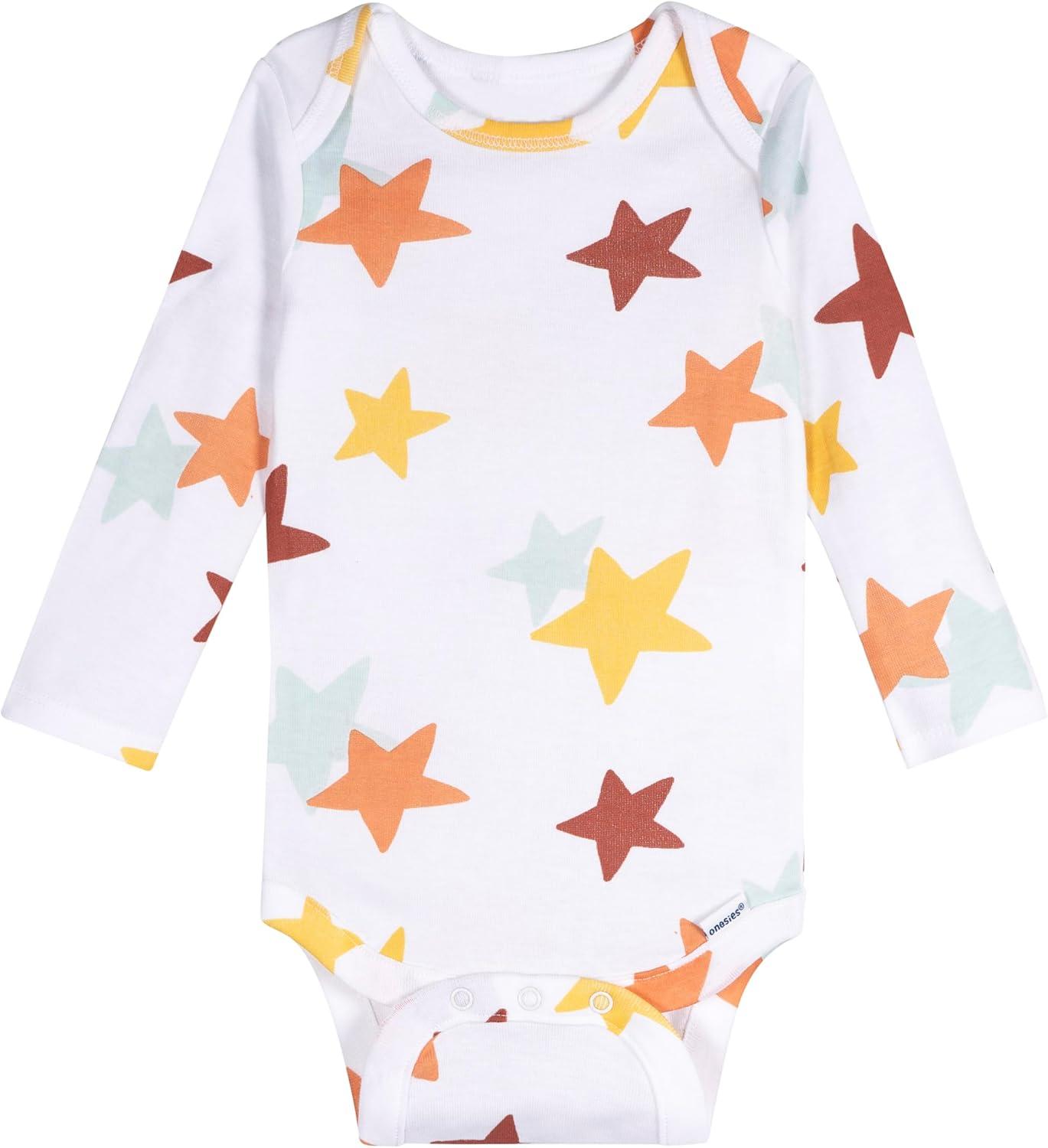 imageOnesies Brand Unisex Baby 6Pack Long Sleeve BodysuitsPretzels