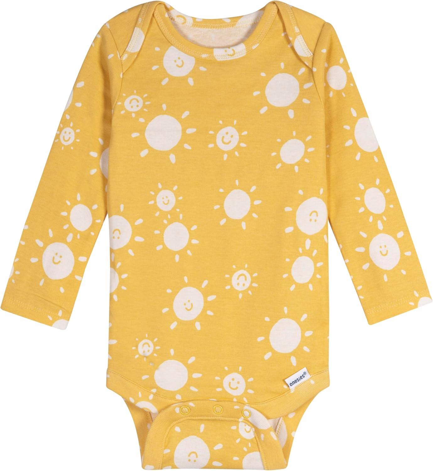 imageOnesies Brand Unisex Baby 6Pack Long Sleeve BodysuitsPretzels