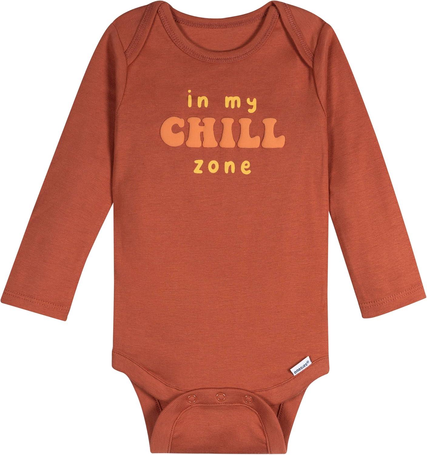 imageOnesies Brand Unisex Baby 6Pack Long Sleeve BodysuitsPretzels