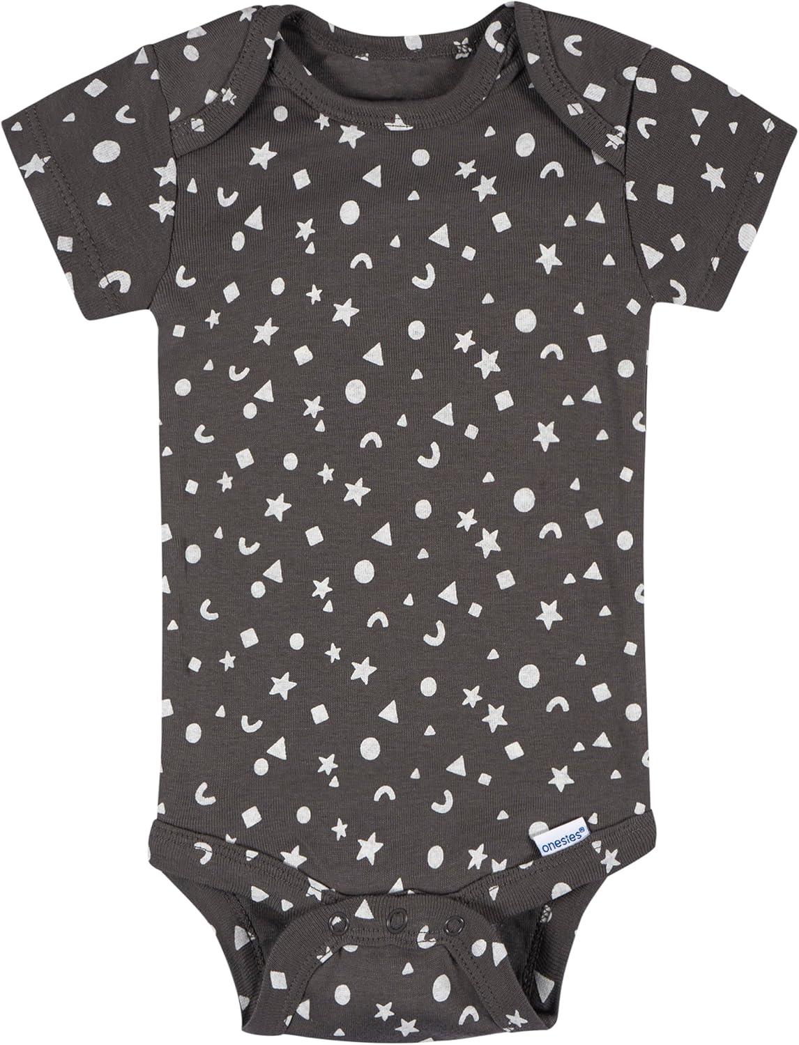 imageOnesies Brand unisexbaby 8pack Short Sleeve Mix amp Match BodysuitsAwesome Stars