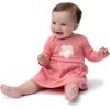 Onesies Brand, Baby Girls Long Sleeve Bodysuit Dress(Pink Flower)
