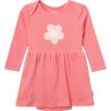 Onesies Brand, Baby Girls Long Sleeve Bodysuit Dress(Pink Flower)