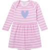 Onesies Brand, Baby Girls Long Sleeve Bodysuit Dress(Purple Heart)