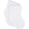 Onesies Brand Unisex Baby 12-pair Bootie Socks(White Cuffed Bootie)
