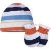 Onesies Brand Unisex Baby 12-piece Cap and Mitten Set(Stripe)