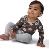 Onesies Brand, Unisex Baby, 4-Piece Bodysuits and Pants(Miso Happy)