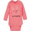 Onesies Brand, Unisex Baby, 6-Pack Long Sleeve Bodysuits(Bunny Pink)