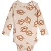 Onesies Brand, Unisex Baby, 6-Pack Long Sleeve Bodysuits(Pretzels)