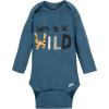 Onesies Brand, Unisex Baby, 6-Pack Long Sleeve Bodysuits(Tiger Blue)