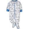Onesies Brand baby-boys 4-pack Sleep ‘N Play Footies(Blue Dino)