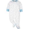 Onesies Brand baby-boys 4-pack Sleep ‘N Play Footies(Blue Elephant)