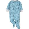 Onesies Brand baby-boys 4-pack Sleep ‘N Play Footies(Blue Elephant)