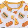 Onesies Brand baby-boys 4-pack Sleep ‘N Play Footies(Snack Bar)