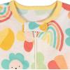 Onesies Brand baby-girls 4-pack Sleep ‘N Play Footies Multi Pack(Flower Power)