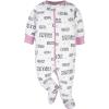 Onesies Brand baby-girls 4-pack Sleep ‘N Play Footies Multi Pack(Pink Unicorns)
