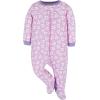 Onesies Brand baby-girls 4-pack Sleep ‘N Play Footies Multi Pack(Rainbows)
