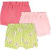 Onesies Brand Baby Girls’ 3-Pack Bubble Shorts(Butterflies)