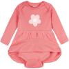 Onesies Brand, Baby Girls Long Sleeve Bodysuit Dress(Pink Flower)