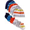 Onesies Brand Unisex Baby 12-piece Cap and Mitten Set(Stripe)
