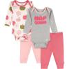 Onesies Brand, Unisex Baby, 4-Piece Bodysuits and Pants(Nap Queen)