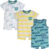 Onesies Brand baby-boys 3-pack Romper(Critters)