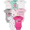 Onesies Brand baby-girls 8-pack Short Sleeve Mix & Match Bodysuits(Pink Sweet Treats)