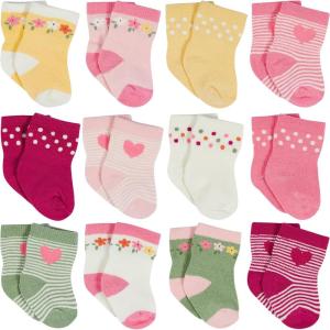 Onesies Brand Unisex Baby 12-pair Bootie Socks(Fox)