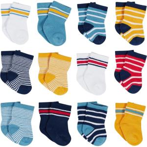 Onesies Brand Unisex Baby 12-pair Bootie Socks(Truck)
