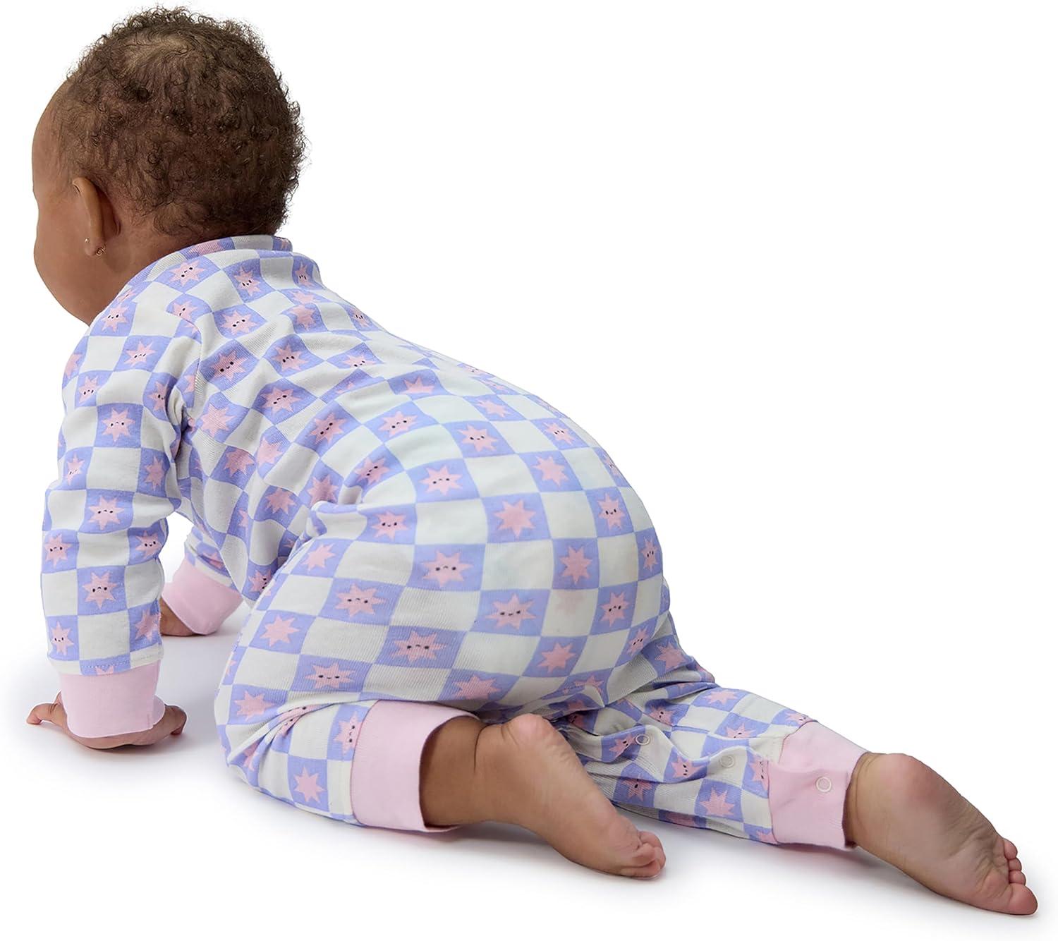 imageOnesies Brand unisexbaby 3pack Cotton RomperRainbows and Hearts
