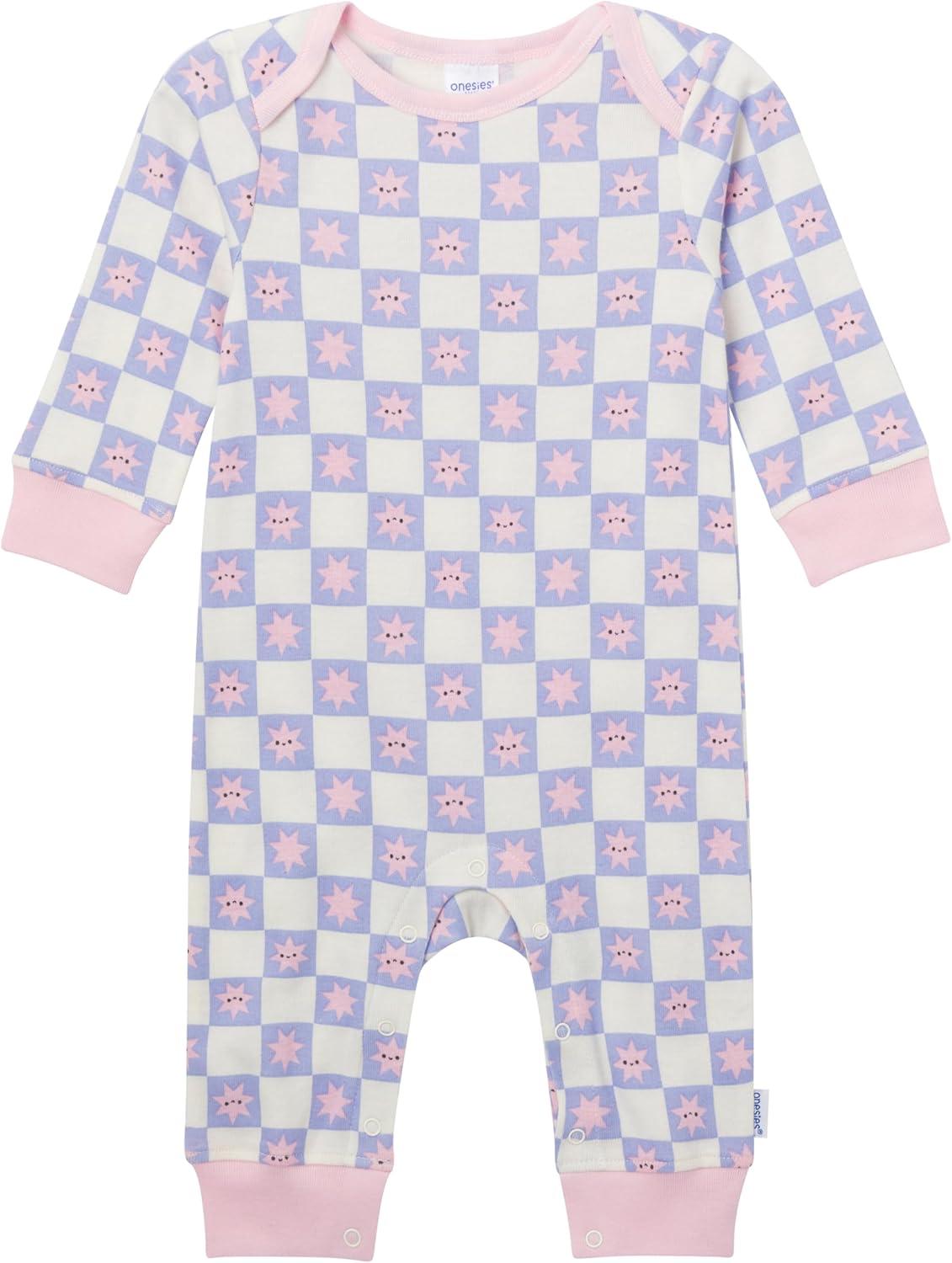 imageOnesies Brand unisexbaby 3pack Cotton RomperRainbows and Hearts