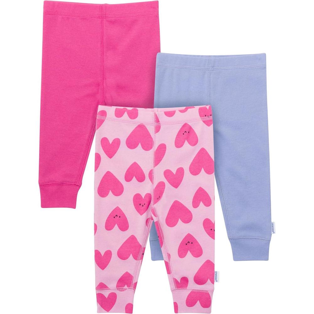 imageOnesies Brand UnisexBaby 3Pack Active PantsHearts