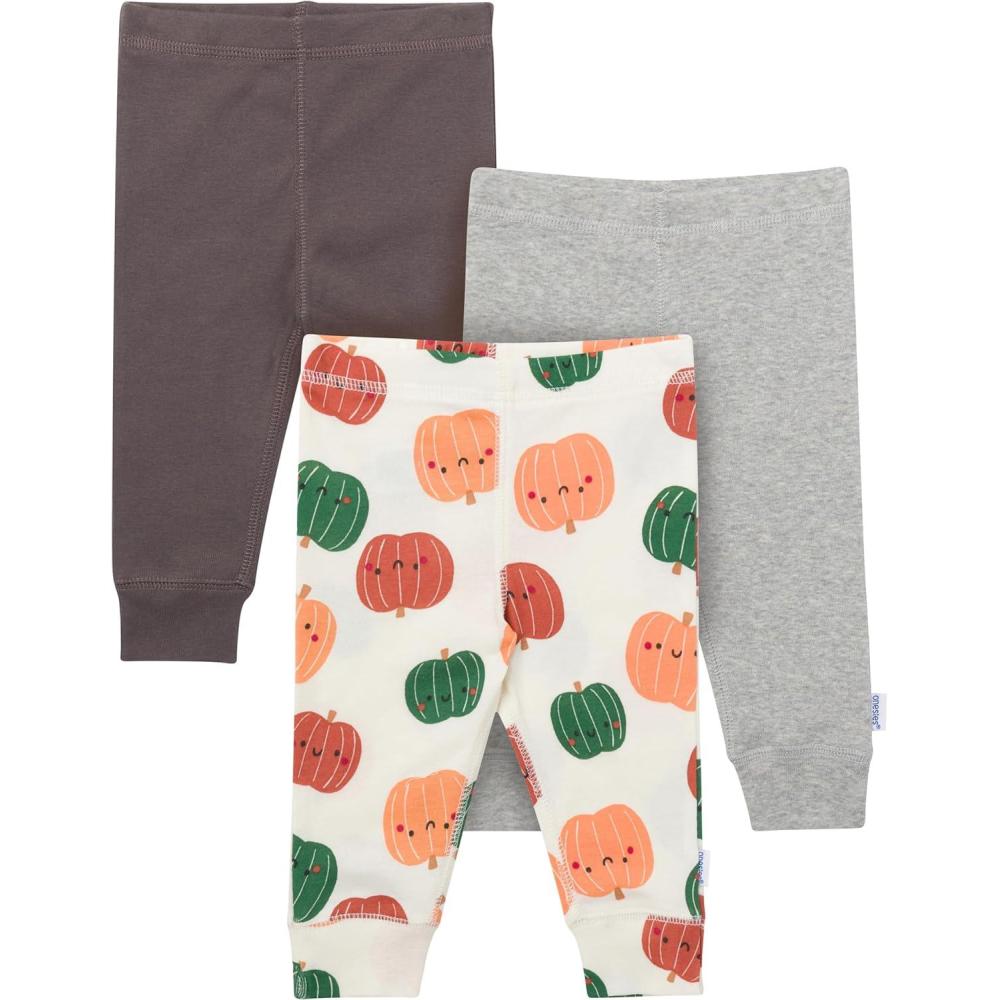 imageOnesies Brand UnisexBaby 3Pack Active PantsPumpkins