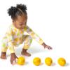 Onesies Brand Baby Girls’ 3-pack Snug Fit One-piece Cotton Pajamas(Lemons)