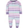 Onesies Brand Baby Girls’ 3-pack Snug Fit One-piece Cotton Pajamas(Rainbows)