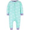 Onesies Brand Baby Girls’ 3-pack Snug Fit One-piece Cotton Pajamas(Rainbows)