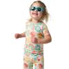 Onesies Brand Baby Girls’ Snug Fit 4-piece Pajama Set(Flowers)