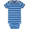 Onesies Brand Unisex Baby 3 Outfit Bundle Mix Match Newborn to 12m Pants Set(Blue Dog Stripe)