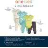 Onesies Brand Unisex Baby 3 Outfit Bundle Mix Match Newborn to 12m Pants Set(Milk Dinner)
