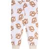 Onesies Brand baby-boys Unisex Baby Snug Fit 4-piece Pajama Set(Pretzels)