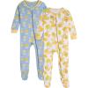 Onesies Brand, Baby Girls, 2-Pack Footed Pajamas(Lemons)