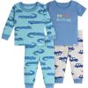 Onesies Brand Baby Girls’ 3-pack Snug Fit One-piece Cotton Pajamas(Cars)