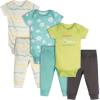 Onesies Brand Unisex Baby 3 Outfit Bundle Mix Match Newborn to 12m Pants Set(Milk Dinner)