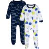 Onesies Brand baby-boys 2-pack Footed Pajamas(Fun Apples)