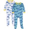 Onesies Brand baby-boys 2-pack Footed Pajamas(Gators)