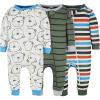 Onesies Brand baby-boys 3-pack Snug Fit One-piece Cotton Pajamas(Bear)