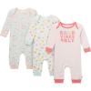 Onesies Brand unisex-baby 3-pack Cotton Romper(Good Vibes)