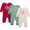 Onesies Brand unisex-baby 3-pack Cotton Romper(What Fun Pumpkin)