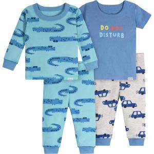 Onesies Brand Baby Girls’ 3-pack Snug Fit One-piece Cotton Pajamas(Cars)