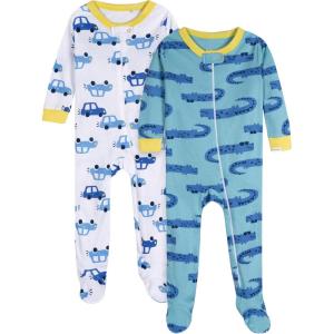 Onesies Brand baby-boys 2-pack Footed Pajamas(Gators)